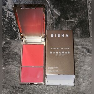 Bisha Essential Duo Blush in Bahamas Colorway Creme + Powder Set BNIB